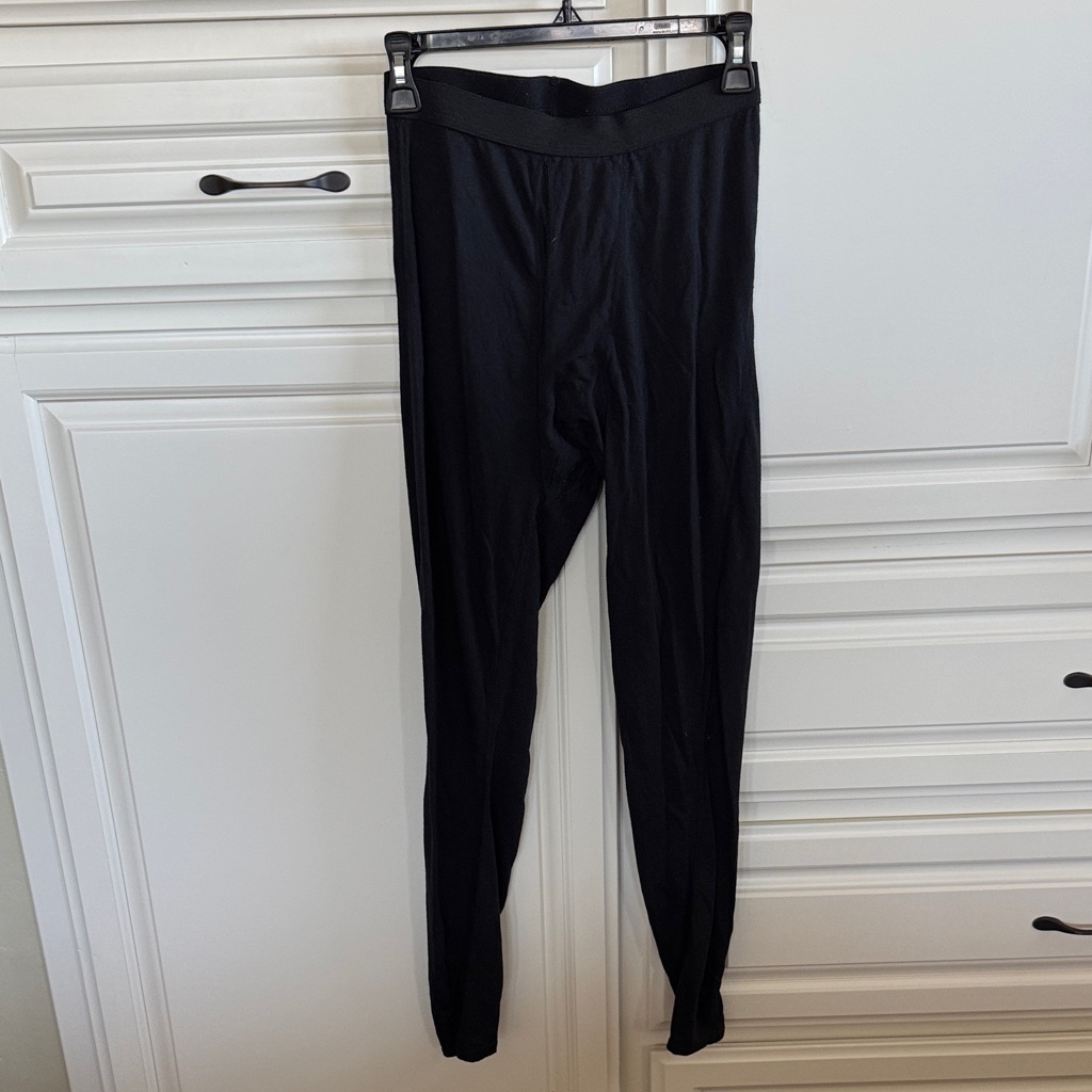 Chillys Men's Black Base Layer Pants